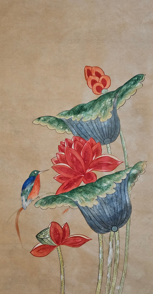 Rote Lotusblume 붉은 연화도